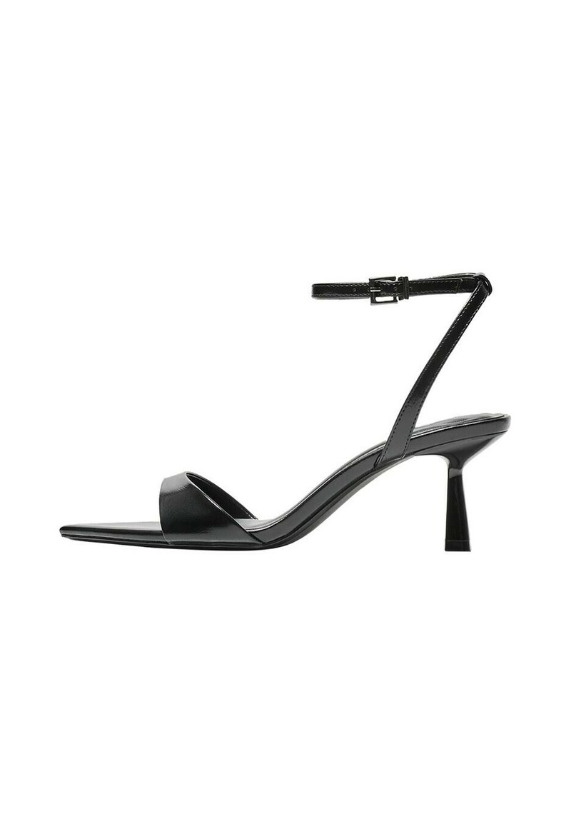 Bershka Sandali con tacco - black