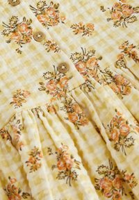 Next Nappali ruha - yellow floral gingham