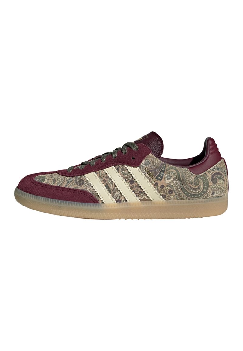adidas Originals SAMBA OG maroon/warm vanilla/olive strata/bordeaux