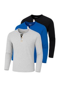 Unselected, black/navy light/grey melange