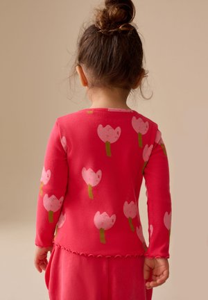 Next, REGULAR FIT - LONG SLEEVE - Long sleeved top - pink red flower