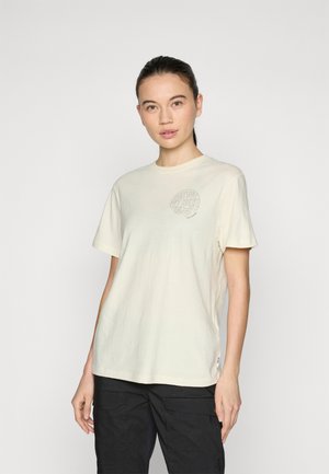 HEMP BLEND OUT HERE T-SHIRT W - T-shirts med print - chalk white