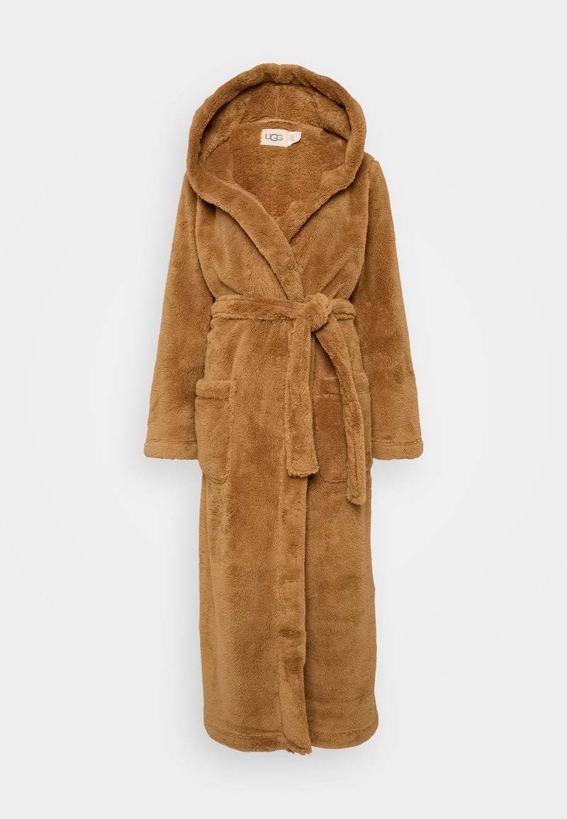 knee length dresses for ladies UGG Women's Portola Reversible Robe  Saint Bernard