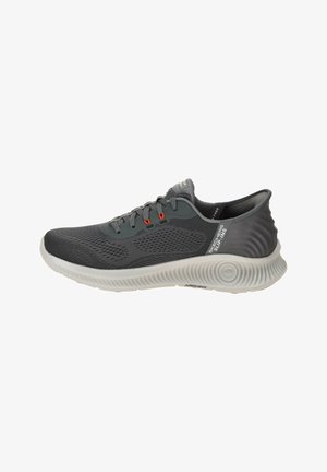 Skechers GO WALK ANYWHERE - Trainers - charcoal red