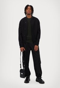 Emporio Armani Pulover - treccia petrol