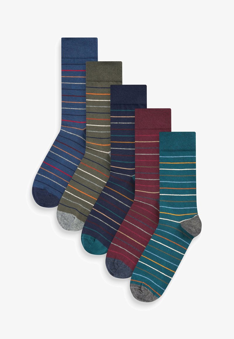 Next STRIPE FIVE PACK - Sokid - navy blue green