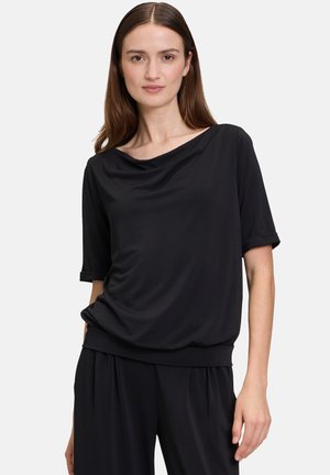 Betty Barclay À ENCOLURE BÉNITIER - Print T-shirt - noir