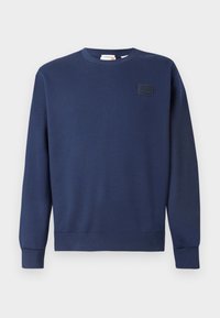 BADGE CREW NECK - Ikdienas džemperis - peacoat