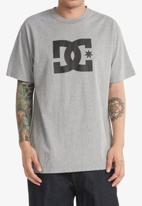 DC Shoes - STAR  - T-shirt med print - heather grey Miniatyrbild 1