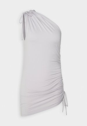 Weekday ISIA ONE SHOULDER DRAPE - T-shirt imprimé - mole