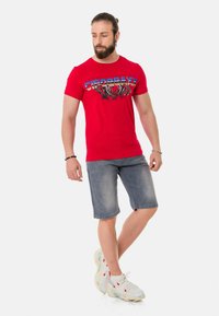 Cipo & Baxx T-Shirt print - red