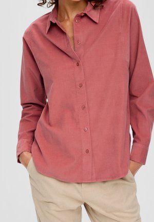 Overhemdblouse - salmon