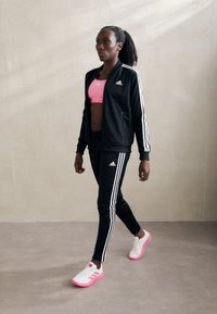 adidas Sportswear - ESSENTIALS 3-STRIPES - Trainingspak - black/white Miniatuurafbeelding 1