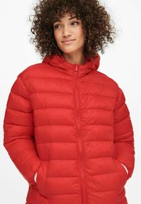 ONLY MELODY OVERSIZE - Wintermantel - poppy red