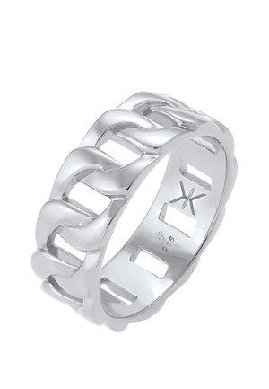 CHUNKY CHAIN - Ring - grau