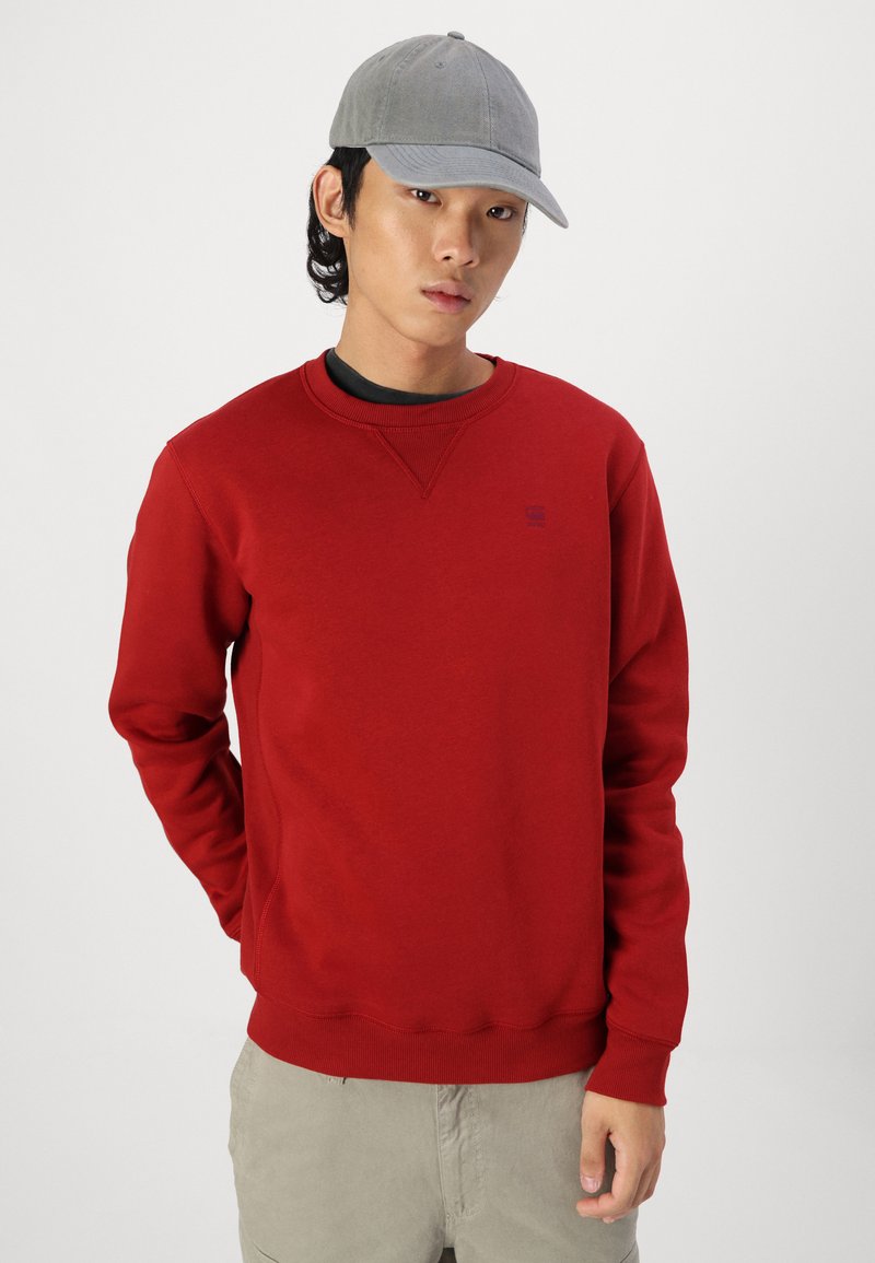 Felpa Uomo G-STAR Premium Core Morbida, Elegante, 100% Cotone