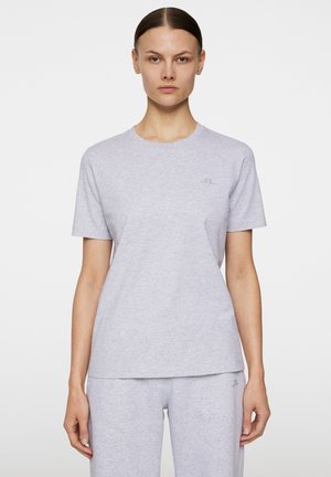 Basic T-shirt - light grey melange