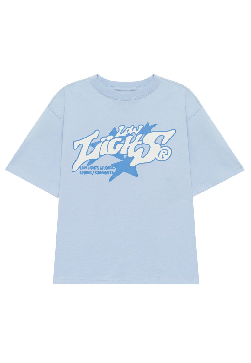 LOW LIGHTS STUDIOS® T-shirt print blauw