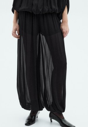Trousers - black