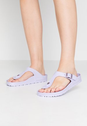 GIZEH - T-bar sandals - purple fog