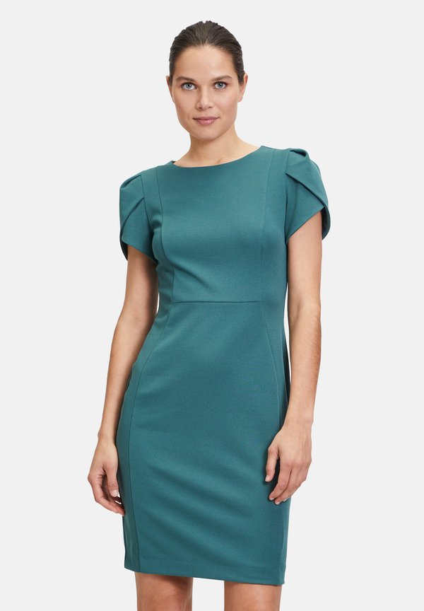 KURZARM - Etuikleid - dark emerald