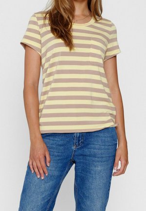 T-Shirt print - beige