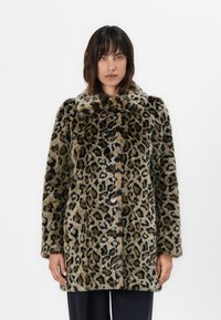 TWINSET OVERCOAT - Manteau classique - nero/coffee