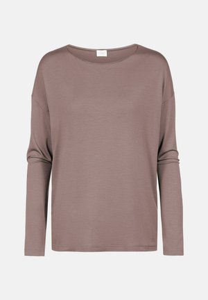 mey LANGARM SERIE CHIC - Nachtwäsche Shirt - milk`n coffee