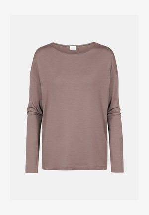 mey LANGARM SERIE CHIC - Nachtwäsche Shirt - milk`n coffee