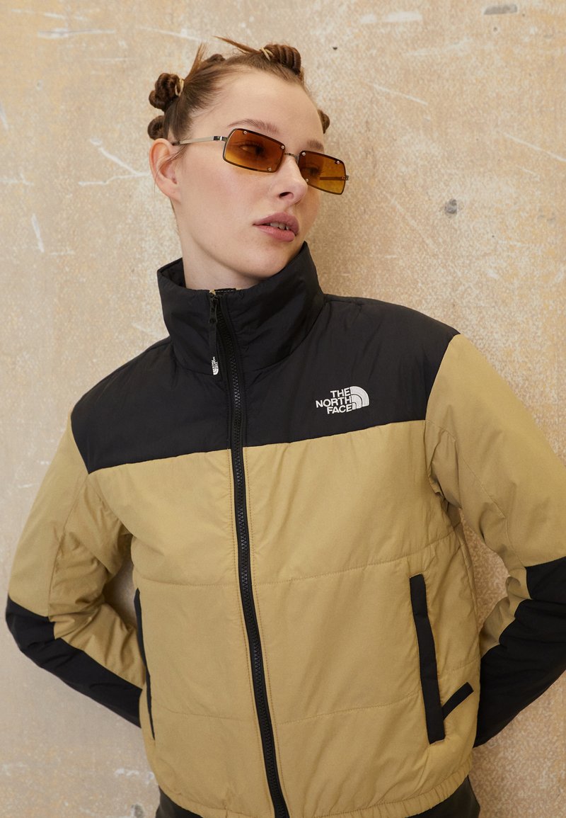 The North Face GOSEI PUFFER - Overgangsjakke - khaki stone/black