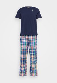 Unselected, dark blue/green/pink