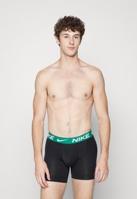 Nike Underwear ESSENTIAL 3 PACK - Cuecas boxer - black/malachite/ochre/game royal
