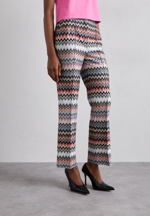 Trousers - dark tones multicolor