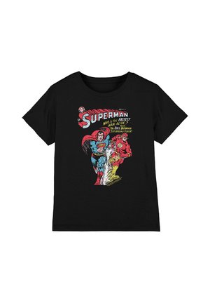 DC COMICS - SUPERMAN, JLA FASTEST UNISEX - T-Shirt print - black