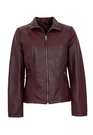 DIANA - Lederjacke - bordeaux