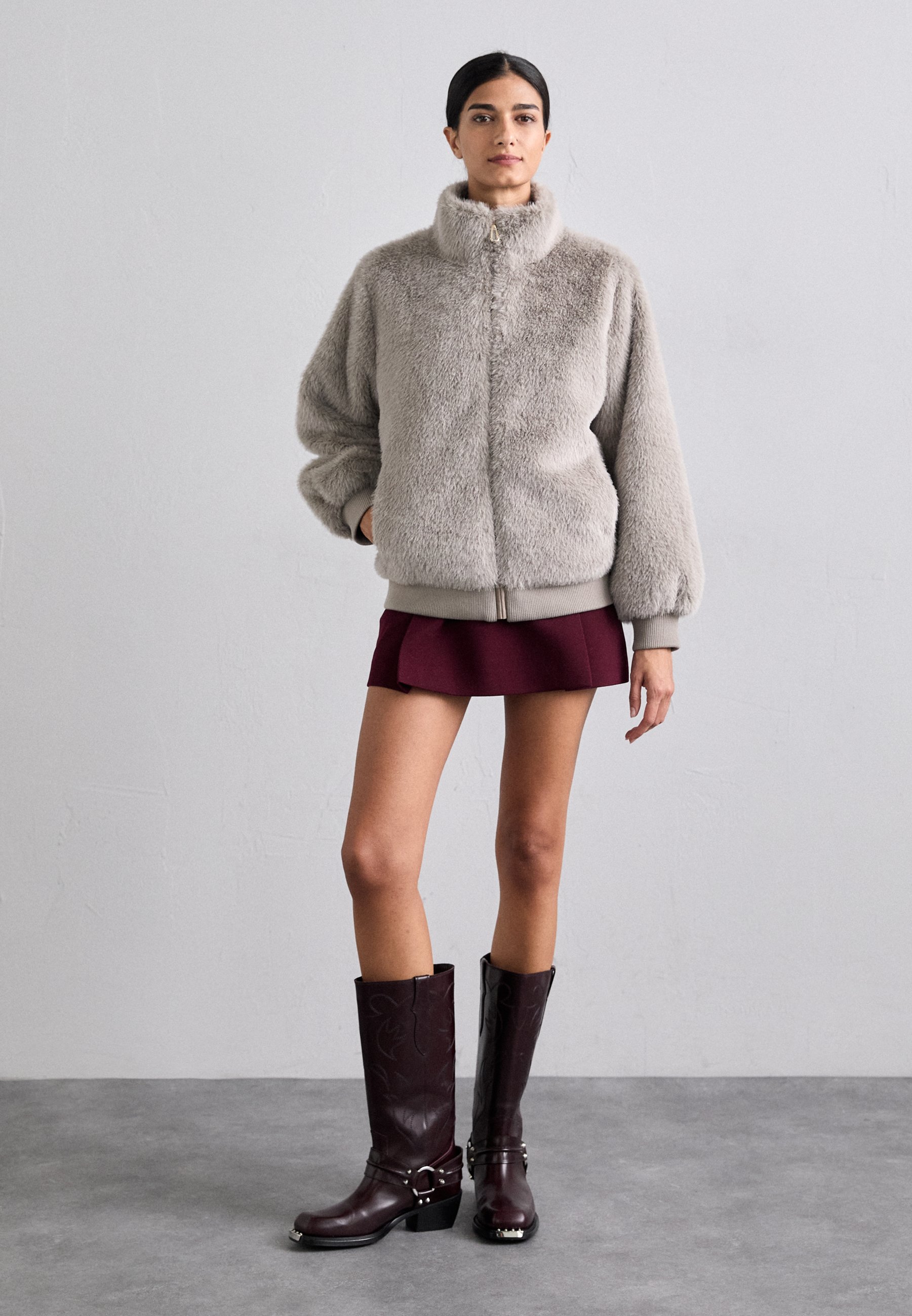 sandro BABEL - Winter jacket - gris/grey - Zalando