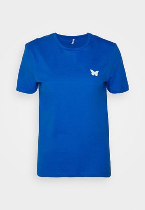 ONLY, T-shirt con stampa - blue