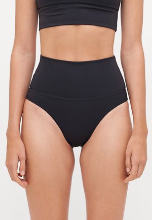 It's Now Cool THE CONTOUR HIGH WAIST - Bikini bottoms - black