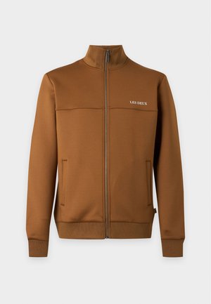 Les Deux, TRACK JACKET - Sweat zippé - rubber brown