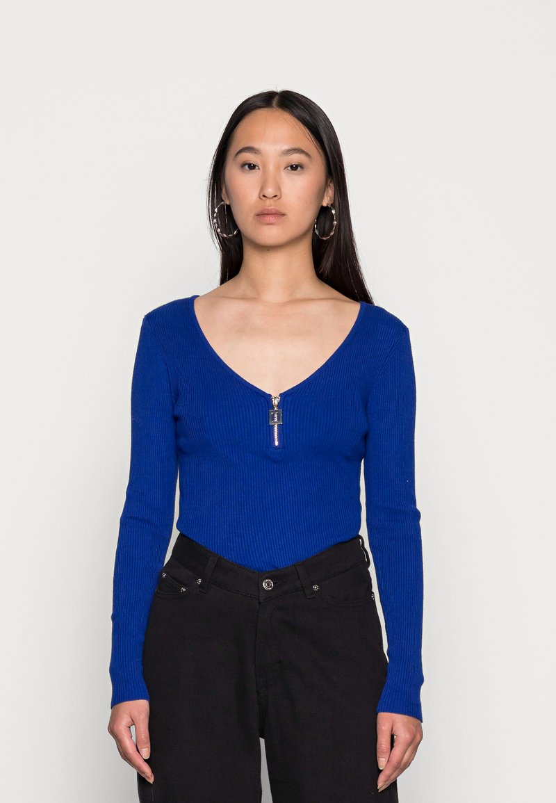 Morgan BANZI - Maglione - bleached denim
