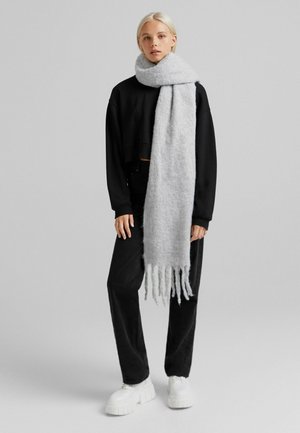 Sjaal - mottled light grey