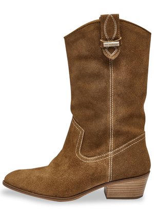 LADYJA - Bottines de cowboy / motard - camel
