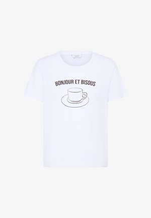 b.young, BYSOBBE FRONT PRINT - T-shirt imprimé - bysobbe coffee