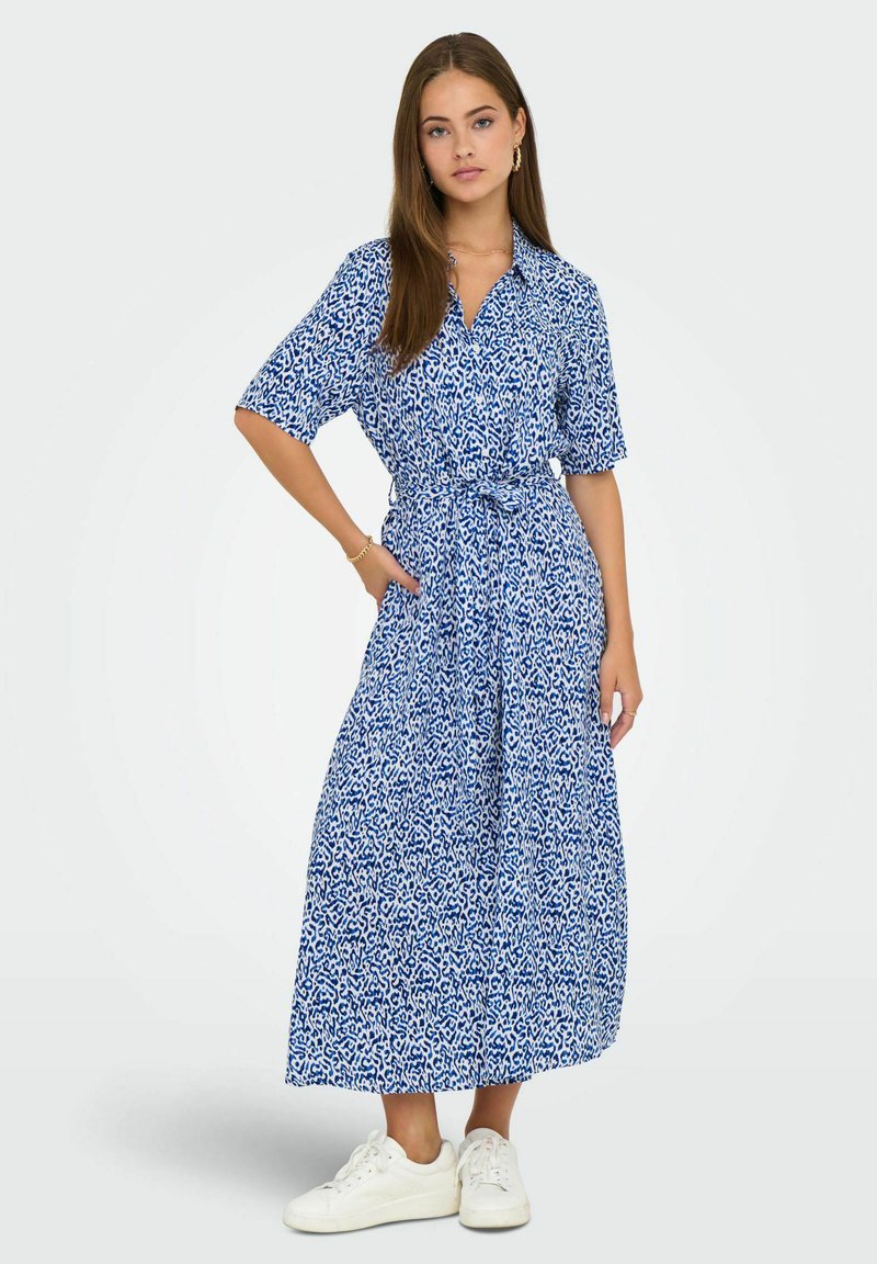 JDY JDYSTARSEZEN LIFE 2/4 MIDI - Robe chemise - cloud dancer