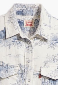 Levi's® ICONIC WESTERN - Overhemdblouse - offwhite