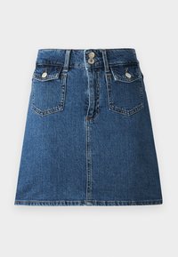 VMTESSA POCKET SHORT SKIRT - Jeansskjørt - medium blue denim