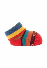 Gallo WITH STRIPES - Calze - rosso mostarda