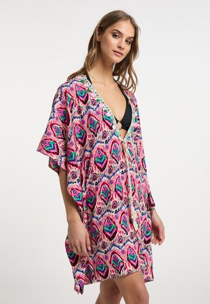 KIMONO MAHISHA - Freizeitkleid - pink mehrfarbig