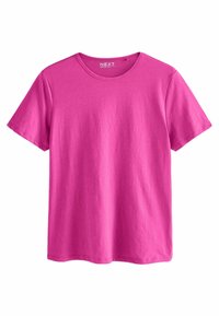 THE EVERYDAY CREW NECK RICH SHORT SLEEVE REGULAR FIT - Paprasti marškinėliai - raspberry pink