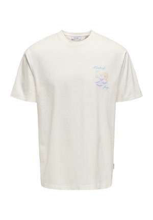 Only & Sons T-shirt print - weiß